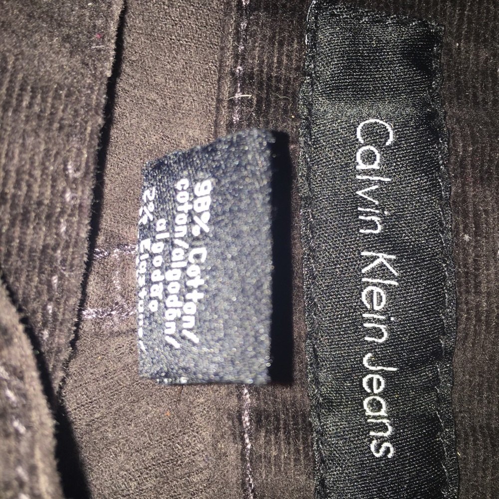 Brown bell bottom cords